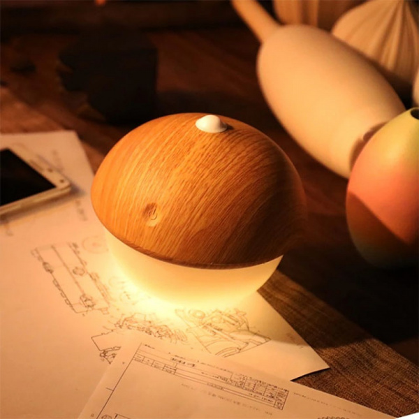 Лампа настольная с аккумулятором Ami Lamp Coconut Светлое Дерево