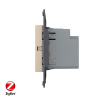 Одноклавишный сенсорный выключатель Livolo ZigBee Module, цвет золотой (механизм)