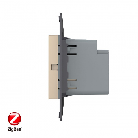 Одноклавишный сенсорный выключатель Livolo ZigBee Module, цвет золотой (механизм)