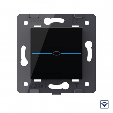 Сенсорный выключатель радиоуправляемый 1 клавиша LIVOLO Quadro VL-Q701R (механизм)
