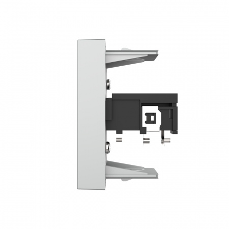 Розетка стерео аудио LIVOLO TRS 6.3 jack серая BB-C7-1M1-15 (механизм)