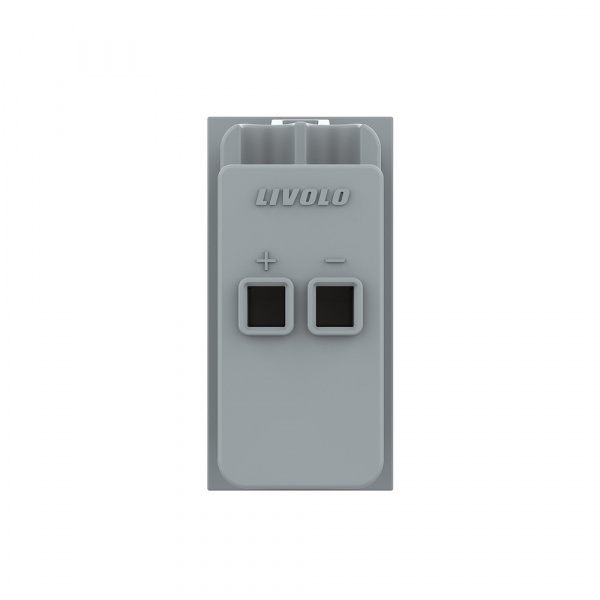 Розетка акустическая на зажимах Livolo, цвет черный (механизм) VL-FCSD-1BPS01