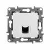 Розетка компьтерная RJ45 UTP кат.6 Белый. Legrand Etika