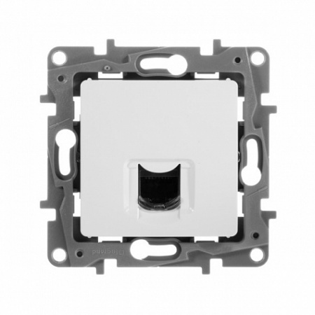 Розетка компьтерная RJ45 UTP кат.6 Белый. Legrand Etika