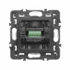 Розетка USB для передачи данных. Графит. Celiane