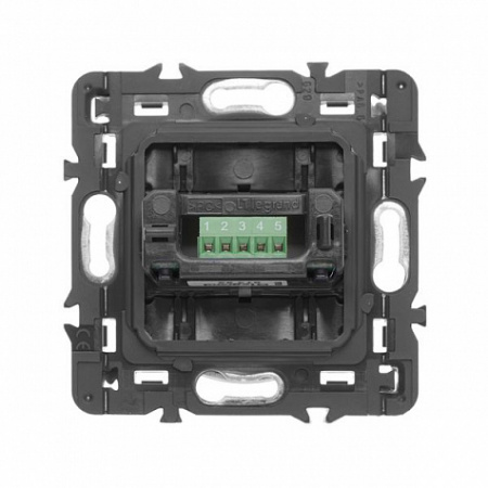 Розетка USB для передачи данных. Графит. Celiane