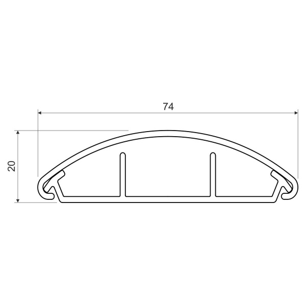 напольный канал LO 75_KD