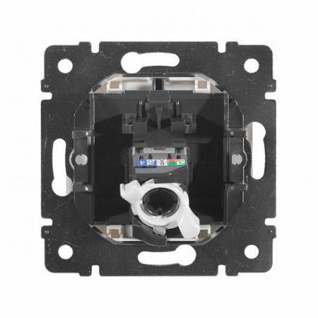 Розетка компьютерная RJ45 UTP Кат.5e на винтах Алюминий. Legrand. Valena