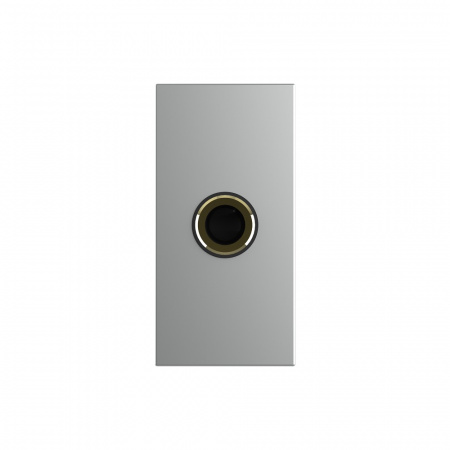 Розетка стерео аудио LIVOLO TRS 6.3 jack серая BB-C7-1M1-15 (механизм)