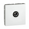 Розетка TV "звезда" 1.5дБ, Белая. Legrand Mosaic