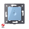 Одноклавишный сенсорный выключатель Livolo ZigBee Module, цвет синий (механизм)