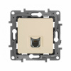 Розетка телефонная RJ11 Слоновая кость. Legrand. Etika