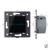 Сенсорный импульсный выключатель для жалюзей 2 клавиши LIVOLO Quadro VL-Q702W (механизм)