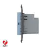 Одноклавишный сенсорный выключатель Livolo ZigBee Module, цвет синий (механизм)