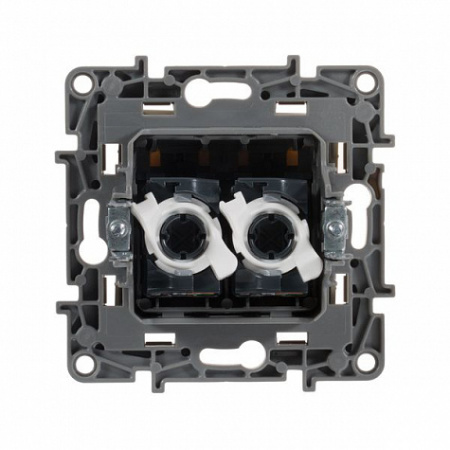 Розетка двойная компьютерная RJ45 UTP Слоновая кость. Legrand Etika