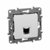 Розетка компьтерная RJ45 UTP кат.6 Белый. Legrand Etika