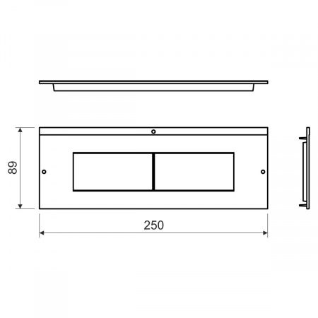 Рамка приборная PP 80/45_LB