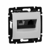 Розетка телефон/интернте RJ11/RJ45 UTP кат.6 Белая. Legrand. Valena