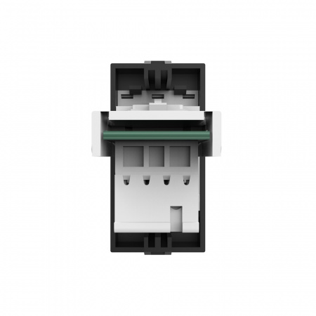 Телефонная розетка LIVOLO черная BB-C7-1T-12 (механизм)