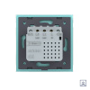 Двухклавишный сенсорный выключатель Livolo Module с функцией радиоуправления, цвет зеленый