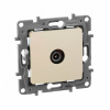 Розетка TV 10дБ оконечная Слоновая кость. Legrand Etika