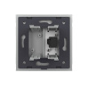Розетка стерео аудио LIVOLO TRS 6.3 jack серая VL-C791M1-15