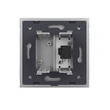 Розетка стерео аудио LIVOLO TRS 6.3 jack серая VL-C791M1-15