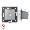 Одноклавишный сенсорный выключатель Livolo ZigBee Module, цвет серый (механизм)