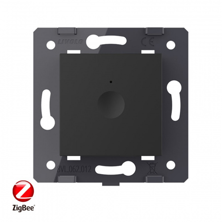 Одноклавишный сенсорный выключатель Livolo ZigBee Module, цвет черный (механизм)