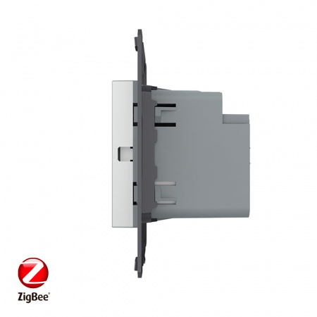 Одноклавишный сенсорный выключатель Livolo ZigBee Module, цвет серый (механизм)