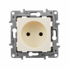 Розетка электрическая без заземления 16А Слоновая кость. Legrand Etika