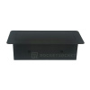 Розетка горизонтальная выдвижная 2 Euro 16A, USB type A+C с блоком 18W RocketSocket, цвет черный