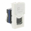 Розетка RJ45 FTP кат.6, 1 модуль. Белый. Legrand Mosaic
