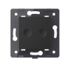 Двухклавишный сенсорный выключатель Livolo Module, цвет черный (механизм)