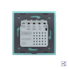 Двухклавишный проходной сенсорный выключатель Livolo Module, цвет зеленый