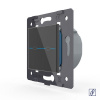 Сенсорный импульсный выключатель для жалюзей 2 клавиши LIVOLO Quadro VL-Q702W (механизм)