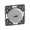 Розетка USB для передачи данных укомплектованная кабелями Титан. Celiane