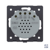 Выключатель LIVOLO Quadro 2 клавиши 12/24В Серый (механизм)