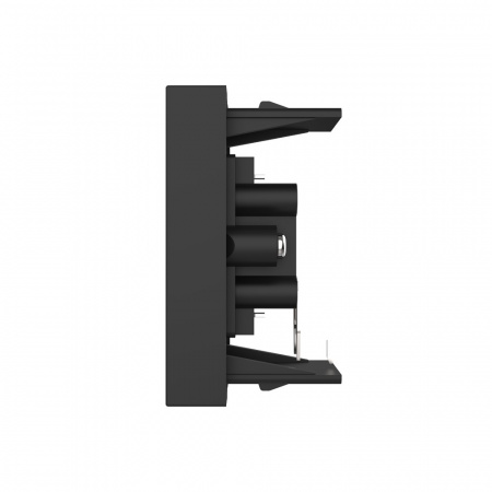 Розетка мультимедийная AUDIO RCA LIVOLO черная BB-C7-1AD-12 (механизм)